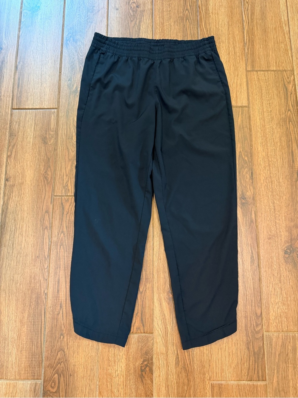 Columbia Women’s Black Straight Pants Elastic Waist Pockets Size L